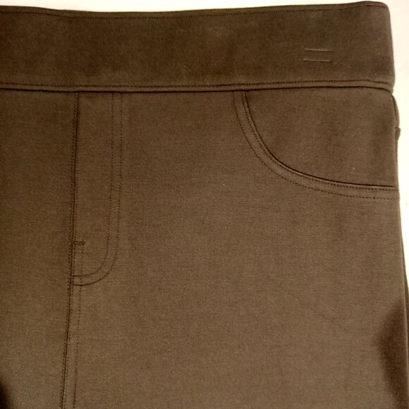 SPANX Pants  sz Large  Gray   Style 20214R  Ponte Ankle  Pull-On  Pockets  EUC - Picture 4 of 11